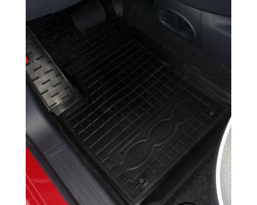 Автомобильные коврики в салон Fiat 500 2007- (Avto-Gumm)