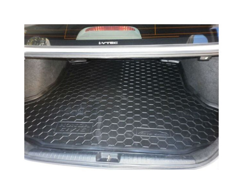 Автомобильный коврик в багажник Honda Civic 4D Sedan 2006- (Avto-Gumm)