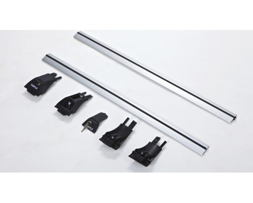 Багажник Tourmaline V1 на крышу Mercedes Benz ML W166 2011-2015 Серебристый