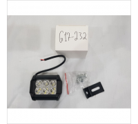 Противотуманки 6 LED квадратные G17-232 2шт