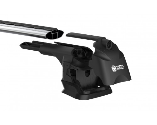 Багажник Air 3 Plus на крышу Mitsubishi ASX I 2010+ Серебристый