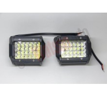 LED001 LED Туманки прямоугольные-двухрядный 130/90мм 32W (H2472)