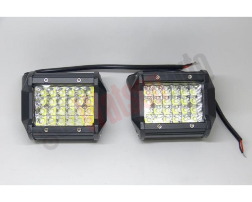 LED001 Faruri de ceață LED dreptunghiulară-rând dublu 130/90mm 32W (H2472)