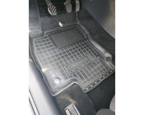 Водительский коврик в салон Skoda Octavia A7 2013- (Avto-Gumm)