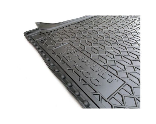 Автомобильный коврик в багажник Renault Kangoo 2 2008- с ушами (Avto-Gumm)