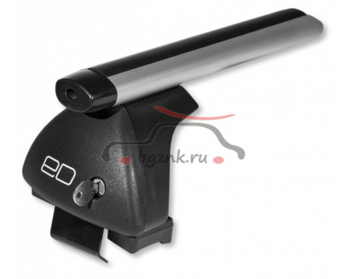 Багажник на крышу для Renault Kaptur 2016- с замком, Евродеталь, Серебристый, ED2-201F+ED7-025A+ED10-045