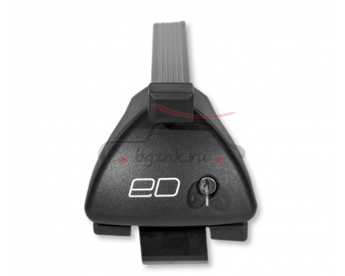 Багажник на крышу для Hyundai Accent 1999-2006 с замком, Евродеталь, Чёрный, ED2-201F+ED7-225S+ED10-004