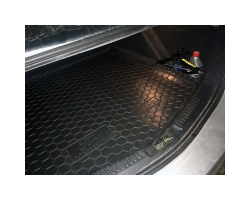 Автомобильный коврик в багажник Ford Mondeo 4 2007- Sd/Hb (полноразмерная запаска) (Avto-Gumm)