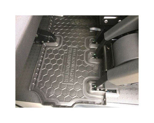 Автомобильные коврики в салон Volkswagen T5 Caravelle 2010- (3-й ряд) с печкой (Avto-Gumm)