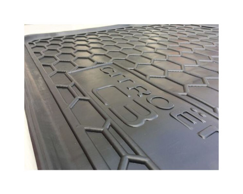 Автомобильный коврик в багажник Citroen C3 2017- (Avto-Gumm)