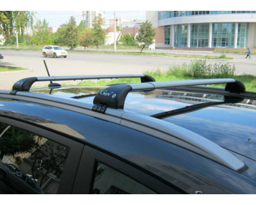 Базовый багажник на интегрированные рейлинги Gev Geo silver