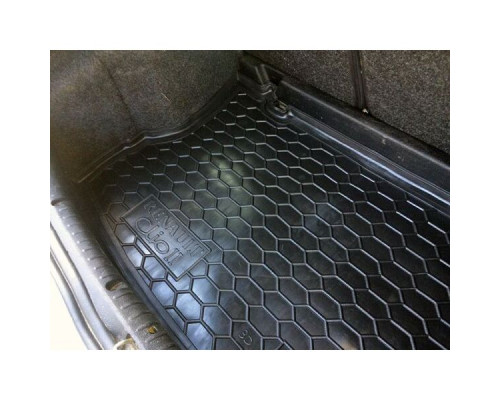 Автомобильный коврик в багажник Renault Clio 2 1998- Hatchback (Avto-Gumm)