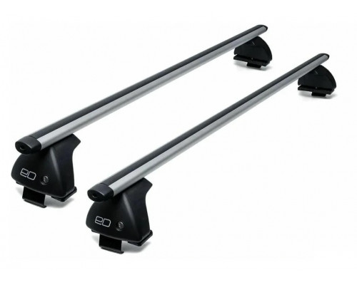 Багажник на крышу для Land Rover Range Rover Evoque 2011-2018 с замком, Евродеталь, Серебристый, ED2-201F+ED7-035A+ED10-049