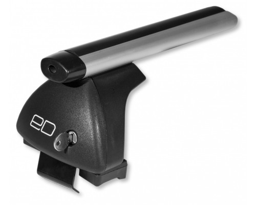 Багажник на крышу для Land Rover Range Rover Evoque 2011-2018 с замком, Евродеталь, Серебристый, ED2-201F+ED7-035A+ED10-049