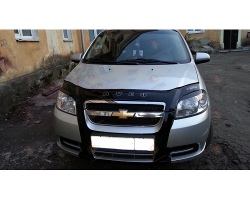 Дефлектор капота Chevrolet Aveo с 2006 г.в.(седан) VITAL