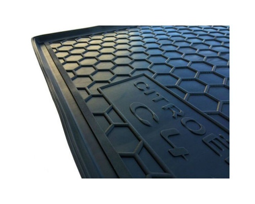 Автомобильный коврик в багажник Citroen C4 2010- (Avto-Gumm)