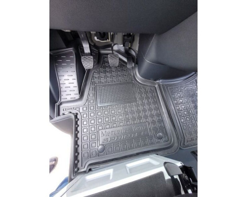 Автомобильные коврики в салон Mercedes Sprinter (907) 2018- (1+1/1+2) (AVTO-Gumm)