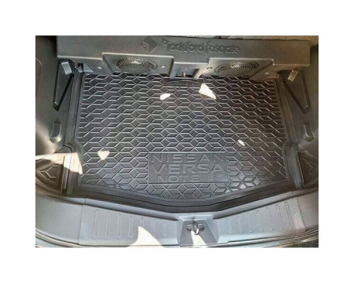 Автомобильный коврик в багажник Nissan Versa Note 2013-2019 (AVTO-Gumm)