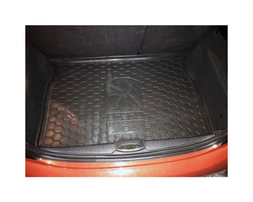 Автомобильный коврик в багажник Peugeot 208 2013- (AVTO-Gumm)