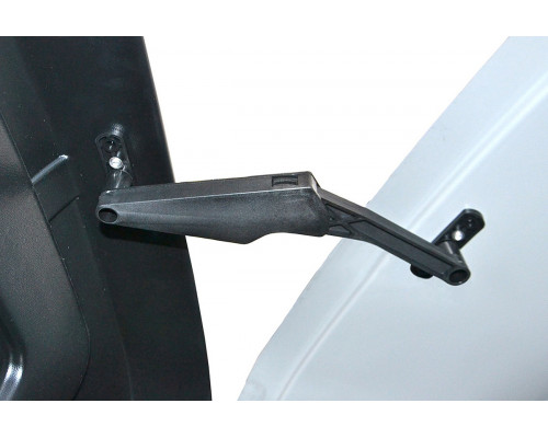 Автомобильный бокс Reaktiv 320 черный матовый, двухсторонний