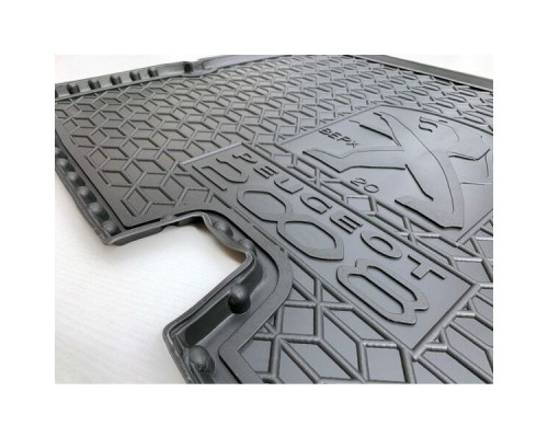 Автомобильный коврик в багажник Peugeot 2008 2020- верхняя полка (Avto-Gumm)