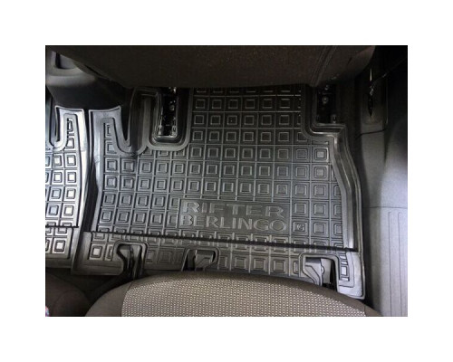 Автомобильные коврики в салон Peugeot Rifter 19-/Citroen Berlingo 19- без подлокотника (Avto-Gumm)