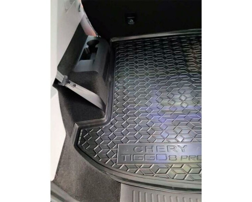 Автомобильный коврик в багажник Chery Tiggo 8 Pro 2023- 7 мест (Avto-Gumm)