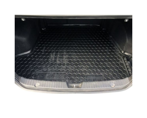 Автомобильный коврик в багажник Hyundai Sonata YF/7 2010- (Avto-Gumm)