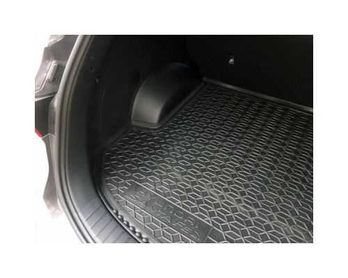 Автомобильный коврик в багажник Hyundai Santa Fe 2021- 5 мест (AVTO-Gumm)