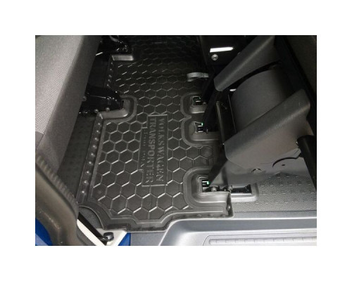 Автомобильные коврики в салон Volkswagen T5 Caravelle 2010- (3-й ряд) с печкой (Avto-Gumm)
