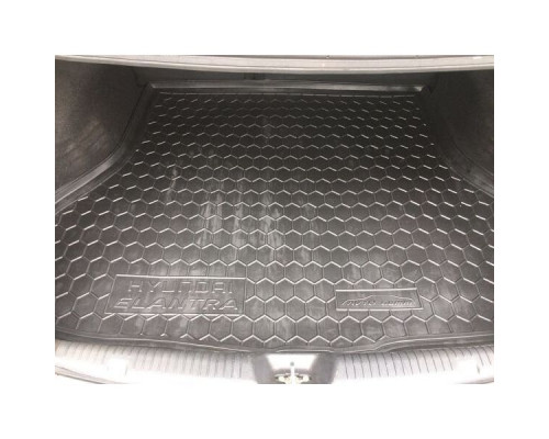 Автомобильный коврик в багажник Hyundai Elantra (MD) 2011- (Avto-Gumm)
