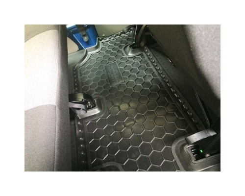 Автомобильные коврики в салон Volkswagen T5 Caravelle 2010- (3-й ряд) с печкой (Avto-Gumm)