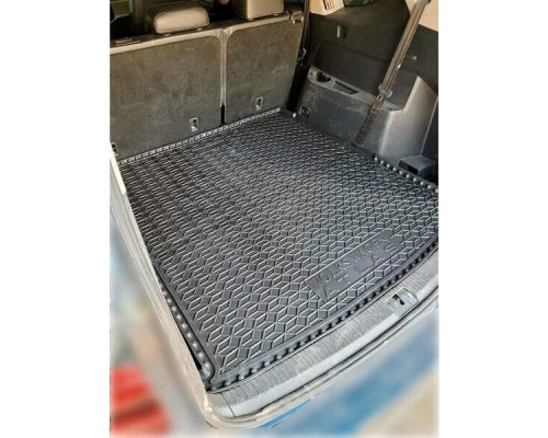 Автомобильный коврик в багажник Volkswagen Atlas 2016- 7 мест удлиненный (AVTO-Gumm)