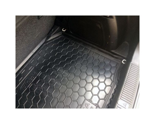 Автомобильный коврик в багажник Skoda Fabia 2 2007- Hatchback (Avto-Gumm)