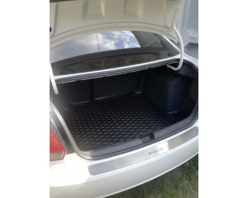 Автомобильный коврик в багажник Volkswagen Polo Sedan 2010- (Avto-Gumm)