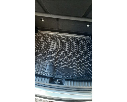 Автомобильный коврик в багажник Kia XCeed 2019- Hb (нижняя полка) (Avto-Gumm)