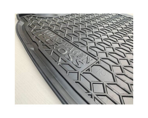 Автомобильный коврик в багажник Volkswagen T-Cross 2018- (верхняя полка) (Avto-Gumm)