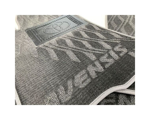 Текстильные коврики в салон Toyota Avensis 2003-2009 (V) серые AVTO-Tex