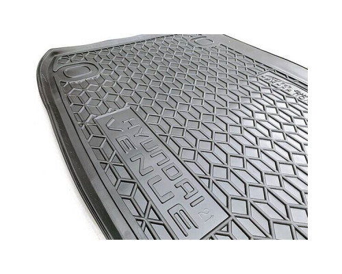 Автомобильный коврик в багажник Hyundai Venue 2021- нижняя полка (AVTO-Gumm)