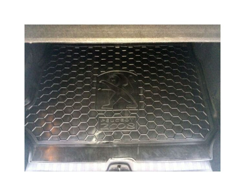 Автомобильный коврик в багажник Peugeot 2008 2014- (Avto-Gumm)