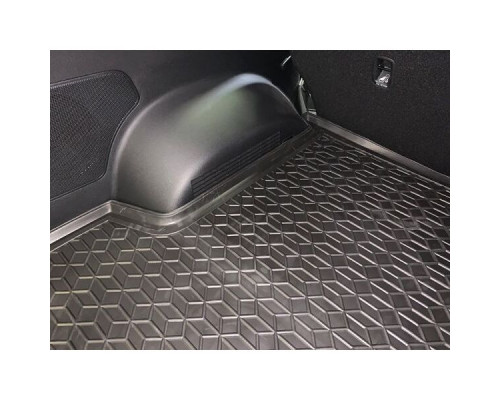 Автомобильный коврик в багажник Hyundai Santa Fe 2018- 5 мест (Avto-Gumm)