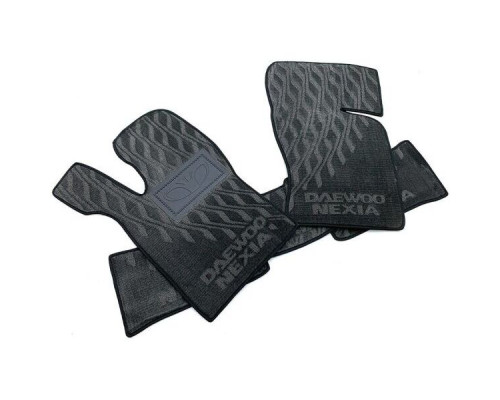 Текстильные коврики в салон Daewoo Nexia 98-/08- (V) серые AVTO-Tex