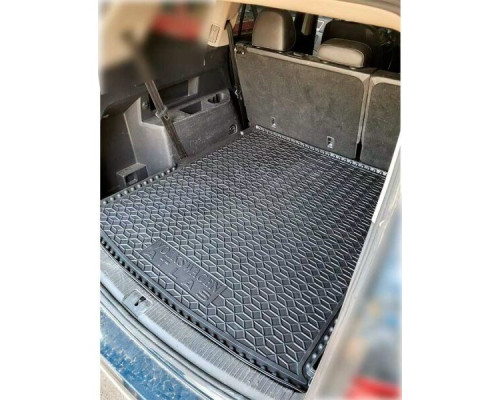 Автомобильный коврик в багажник Volkswagen Atlas 2016- 7 мест удлиненный (AVTO-Gumm)