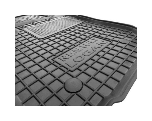 Водительский коврик в салон Renault Logan 2013- (Avto-Gumm)