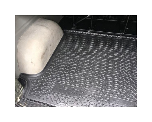 Автомобильный коврик в багажник Renault Trafic 2 02-/ Opel Vivaro 02- (пасс. длинная база) (Avto-Gumm)