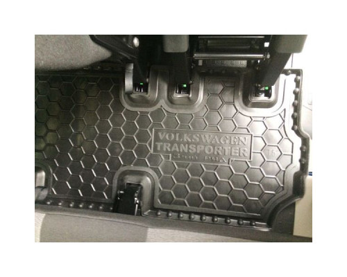 Автомобильные коврики в салон Volkswagen T5 Caravelle 2010- (3-й ряд) с печкой (Avto-Gumm)