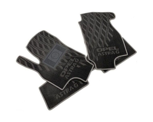 Текстильные коврики в салон Opel Astra Classic (G) 1998- (V) серые AVTO-Tex